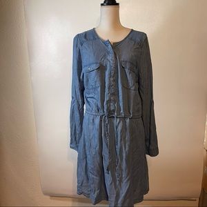 Simply Styled By Sears Chambray Dress Women's Size XL